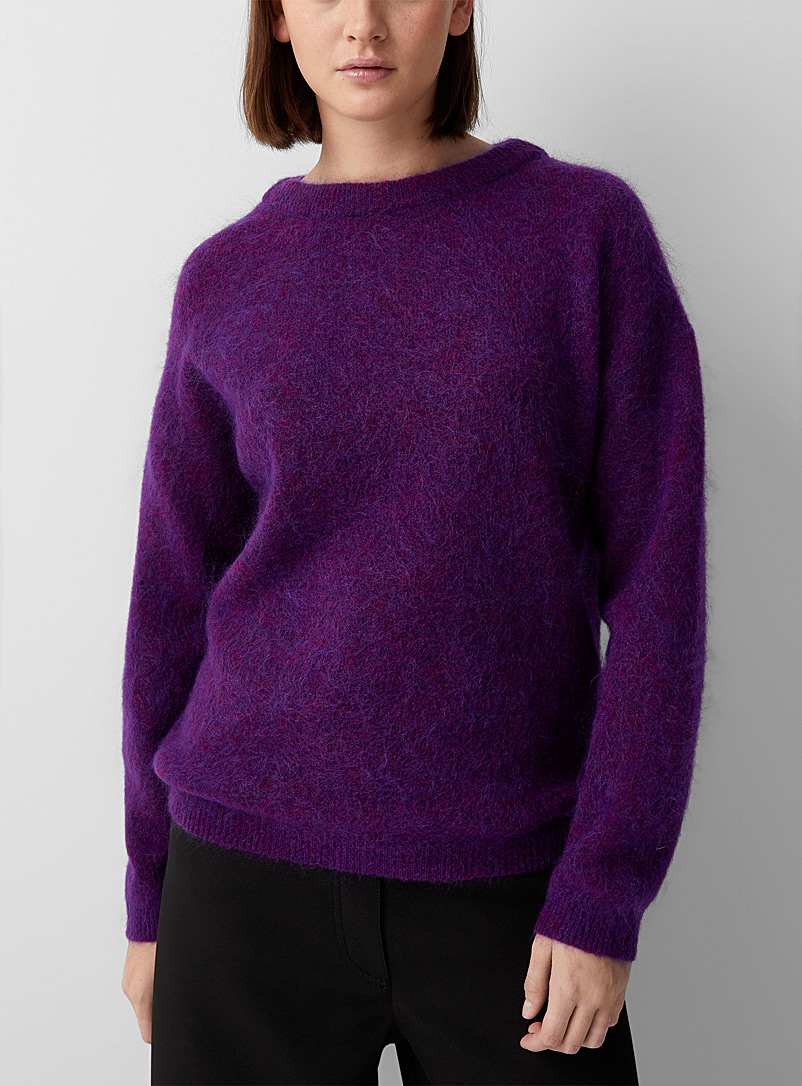 Acne Studios Mauve Pastel mohair sweater for women
