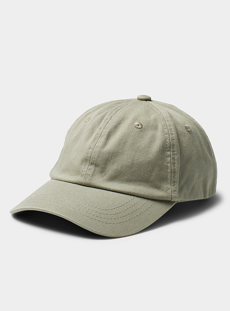 Acne Studios Green Monochrome twill cap for men