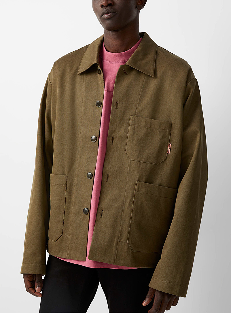 Acne Studios Khaki Khaki workwear jacket for men