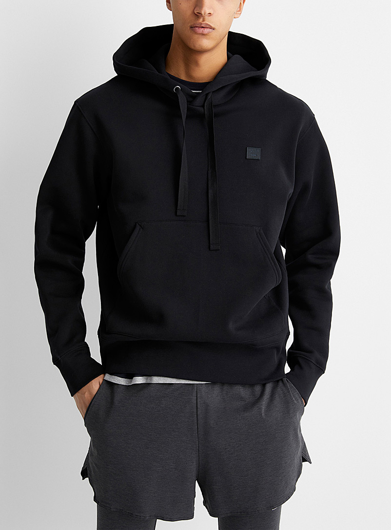 Acne Studios Black Face Ferris hooded sweatshirt for men