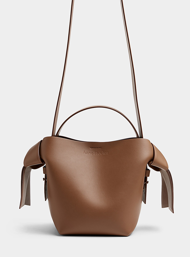 Acne Studios Brown Musubi mini bag for women