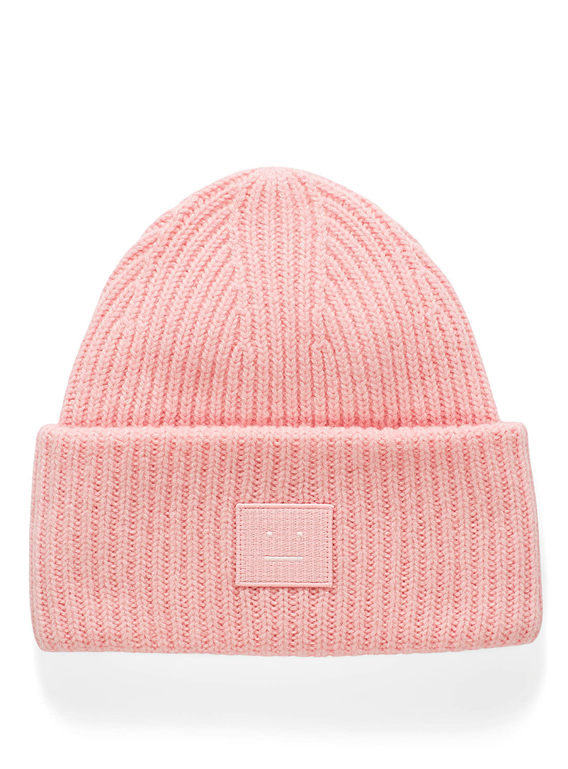 Acne Studios Pink Pansy tuque for women