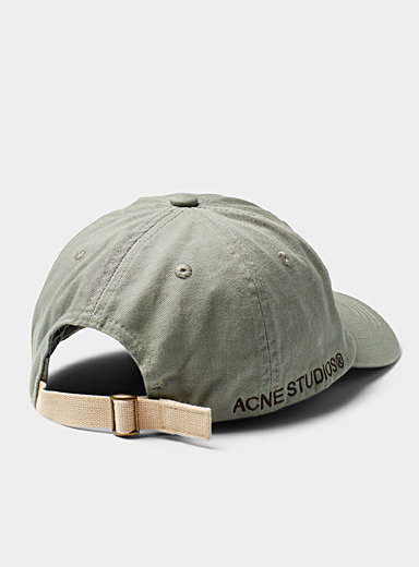 Acne Studios - Men's Monochrome Twill Cap in Green