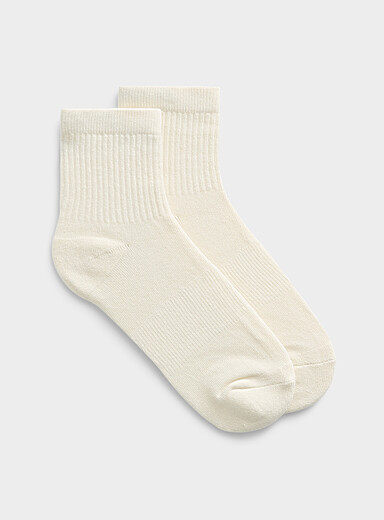 La chaussette cheville couleur unie