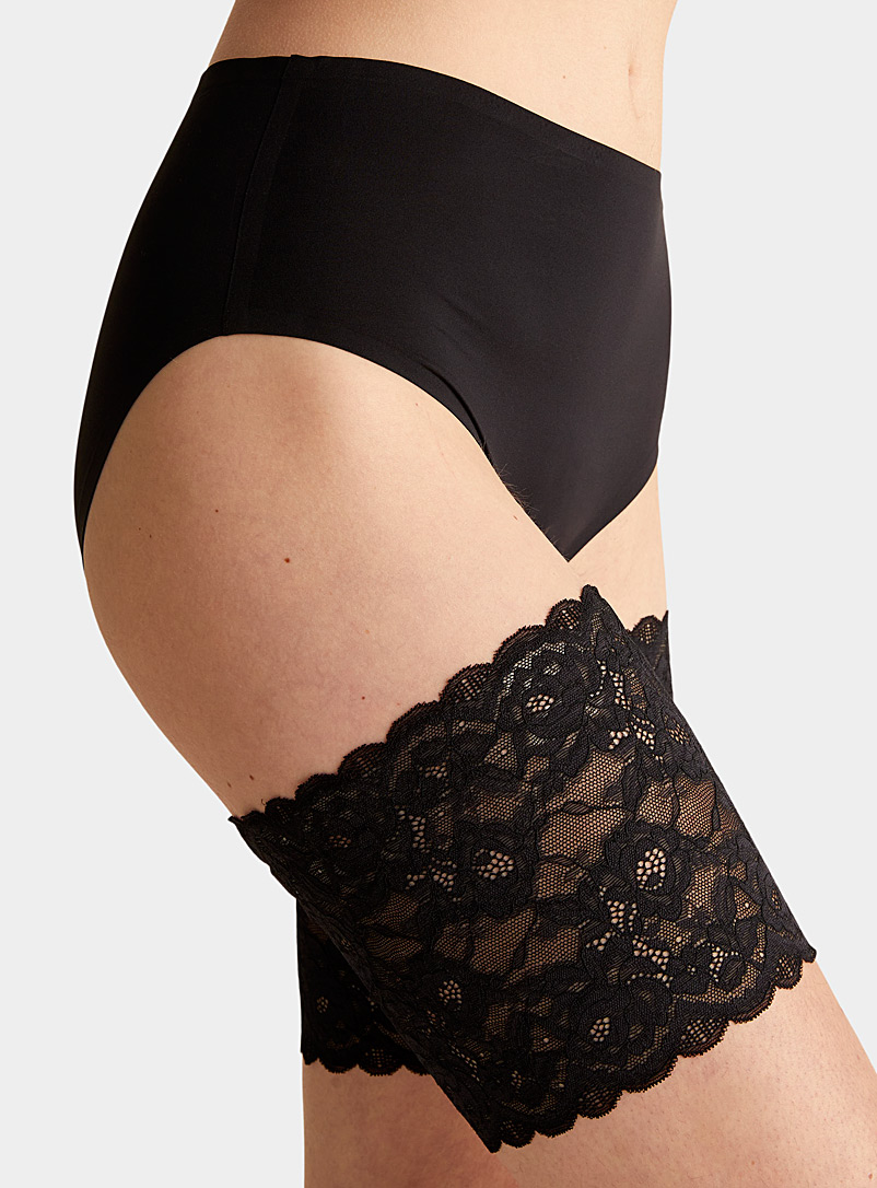 Miiyu Black Lace anti-chafing bands for women