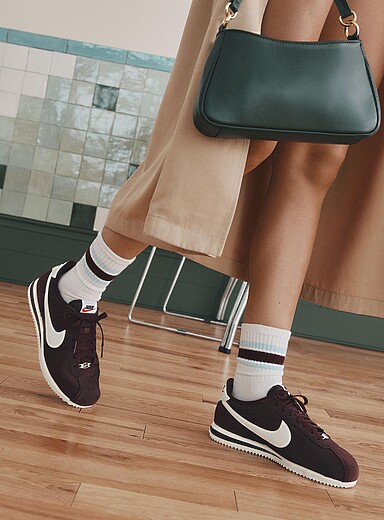 La chaussette rayures r&eacute;tro