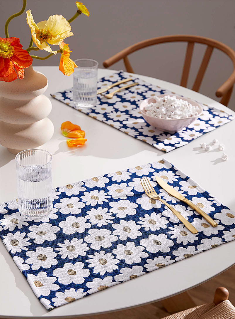 Simons Maison Assorted Field daisy placemats Set of 2
