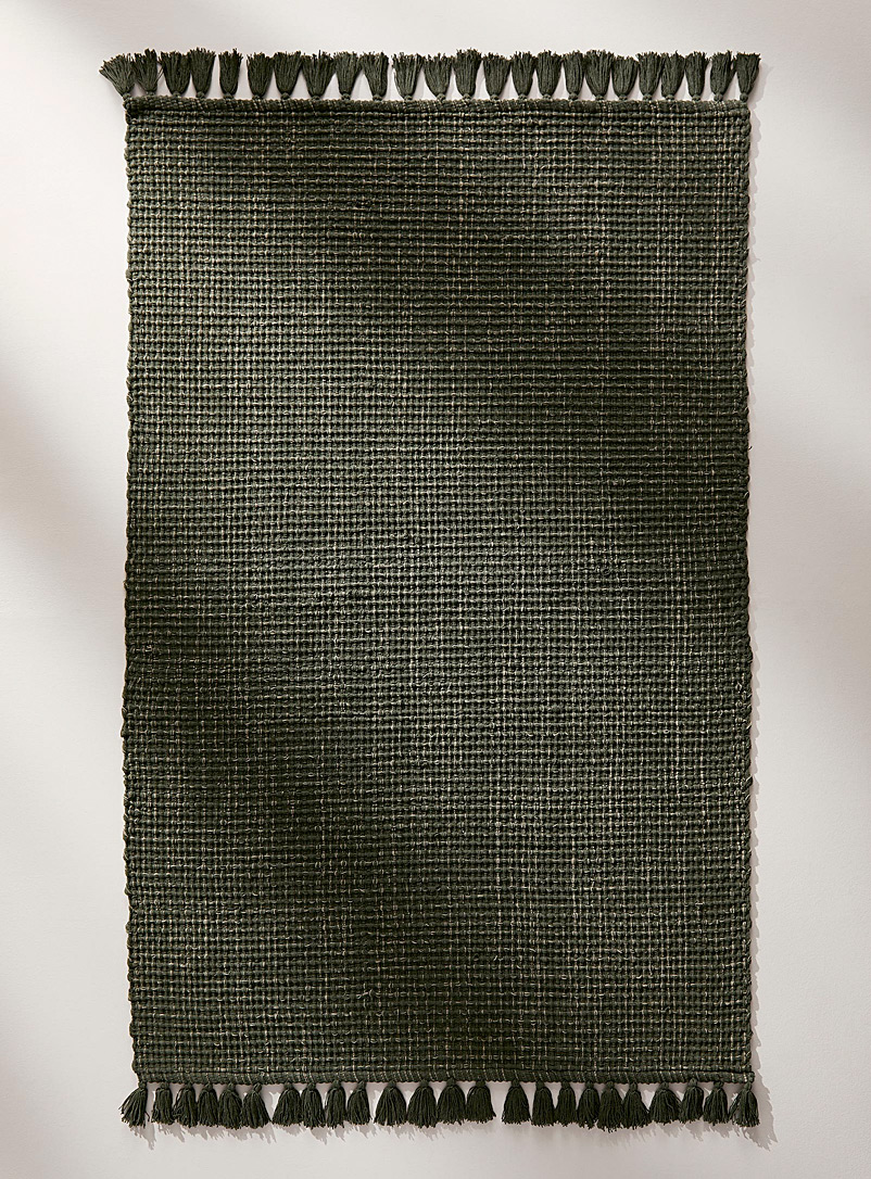 Simons Maison Mossy Green Ode to summer heathered rug 120 x 180 cm