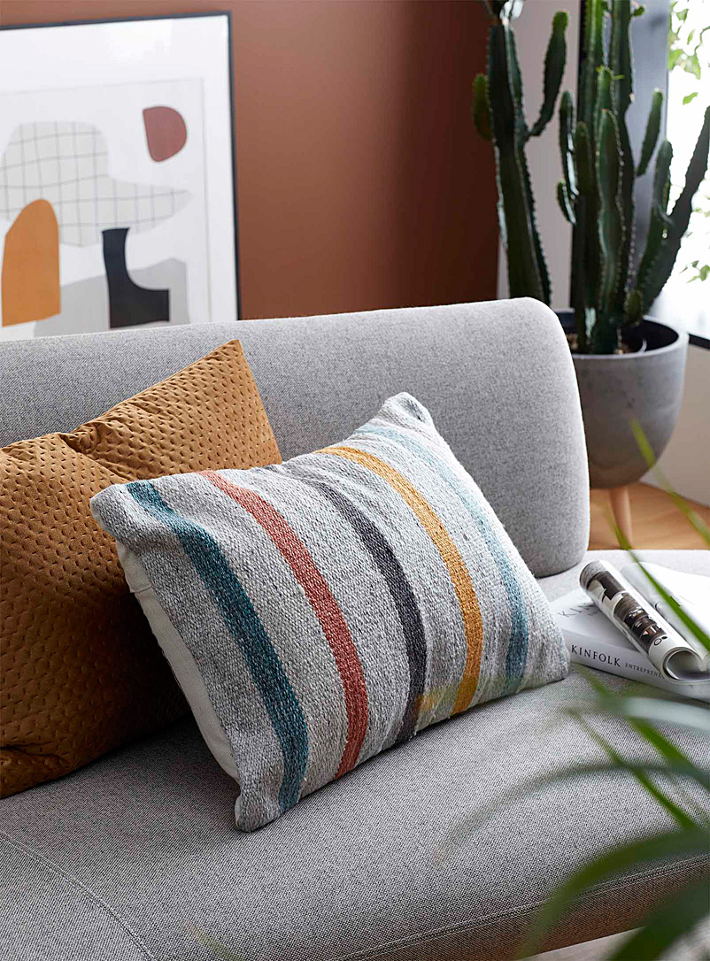 Simons Maison Assorted Multicoloured stripe cushion 40 x 60 cm