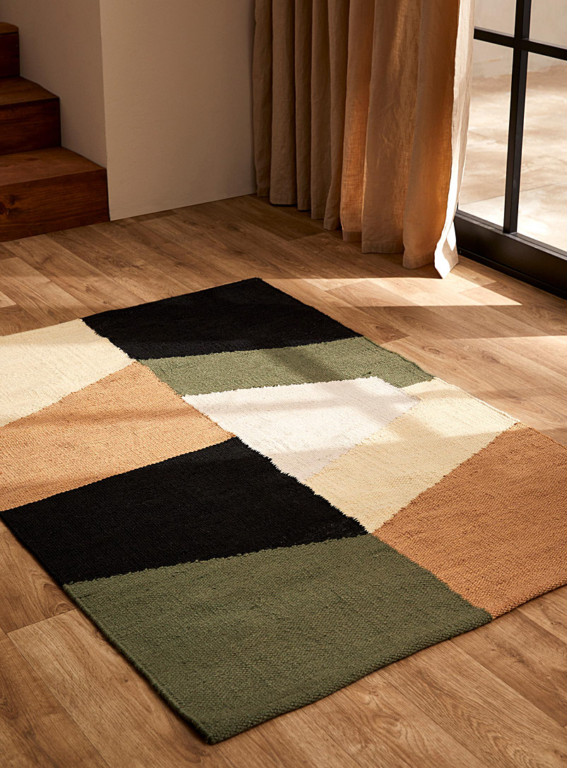 Simons Maison Assorted Natural geometry artisanal accent rug See available sizes