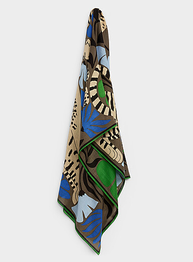 Vintage tiger lightweight scarf