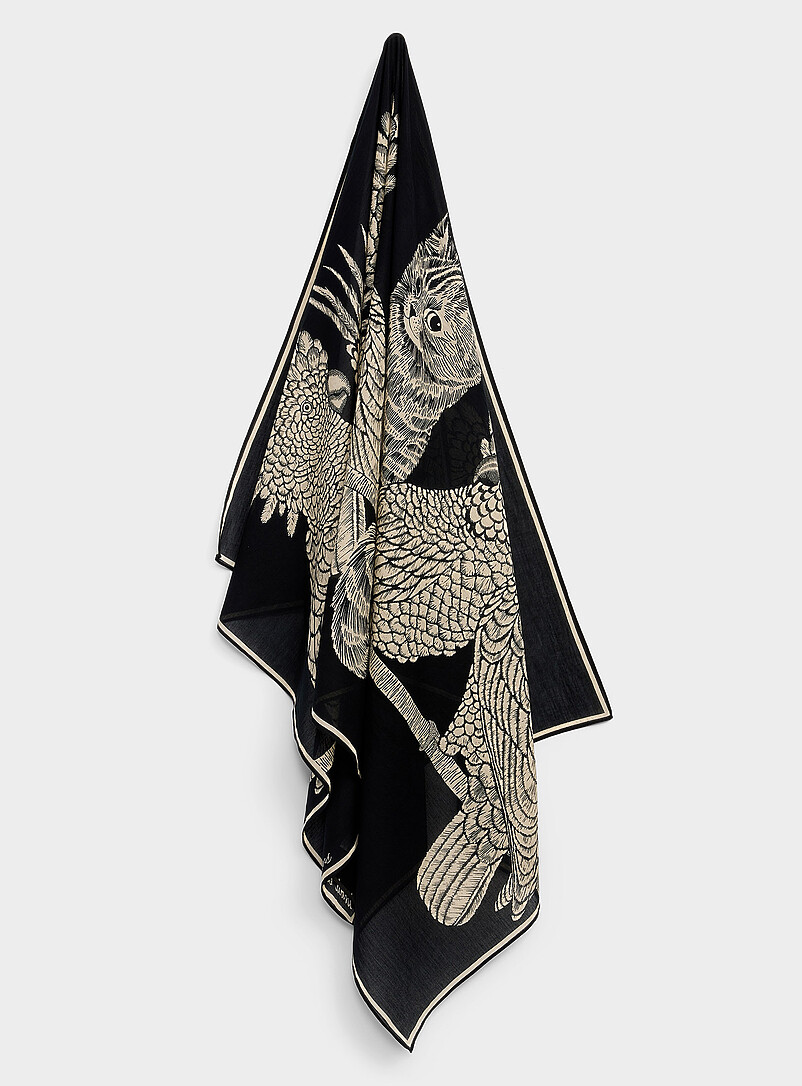 Caracat 100% cotton lightweight scarf product image (primary)