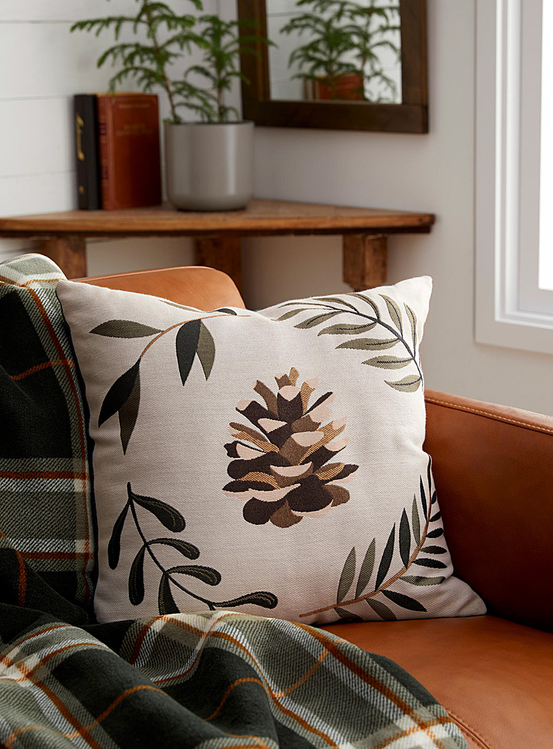 Simons Maison Assorted Pinecone cushion 45 x 45 cm