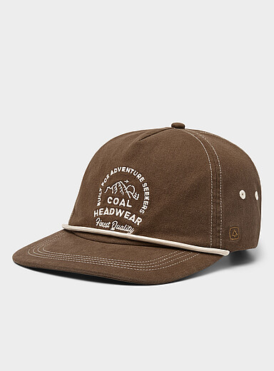 Hayes brown soft drawstring cap