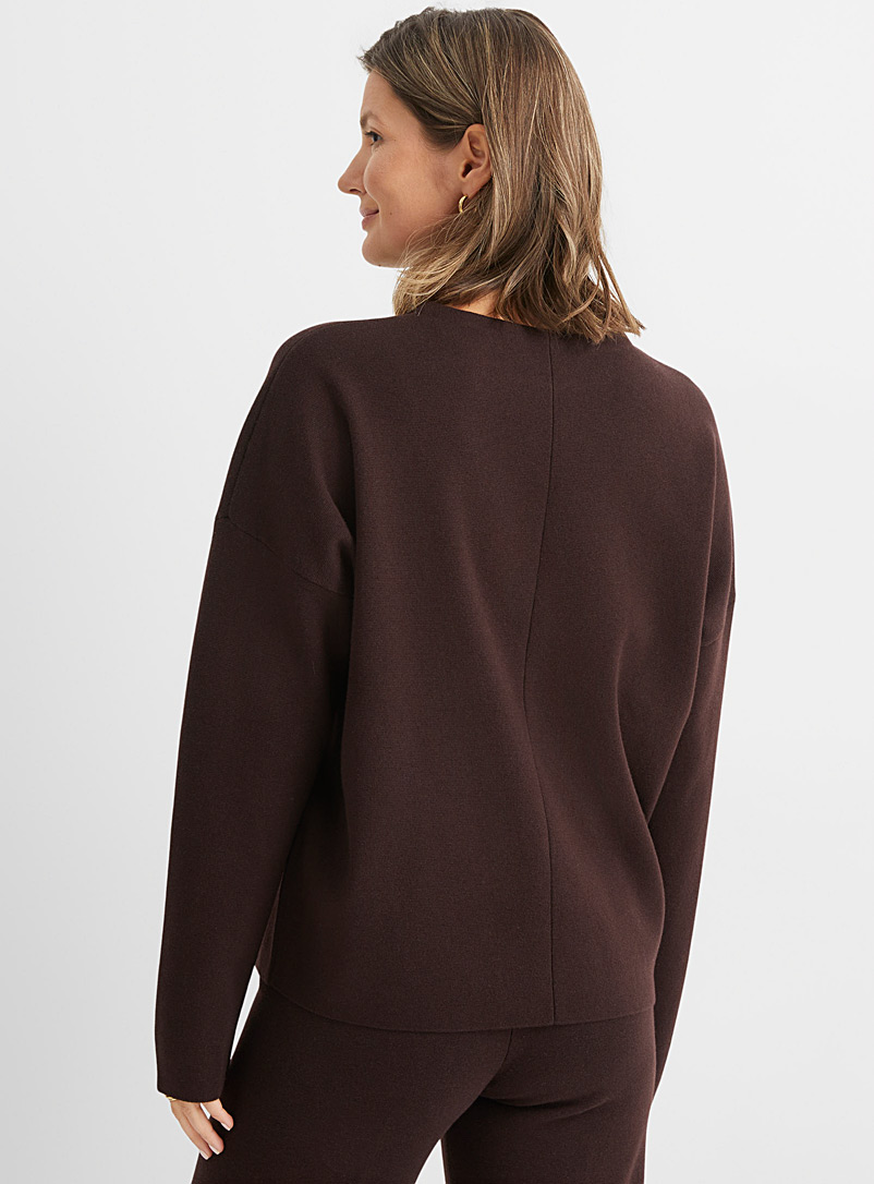 Drykorn Brown Maila oversized sweater for women