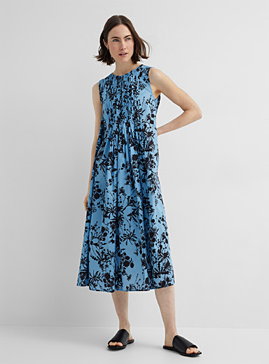 Casimira floral shadows pleated dress | Drykorn | Women's Straight ...