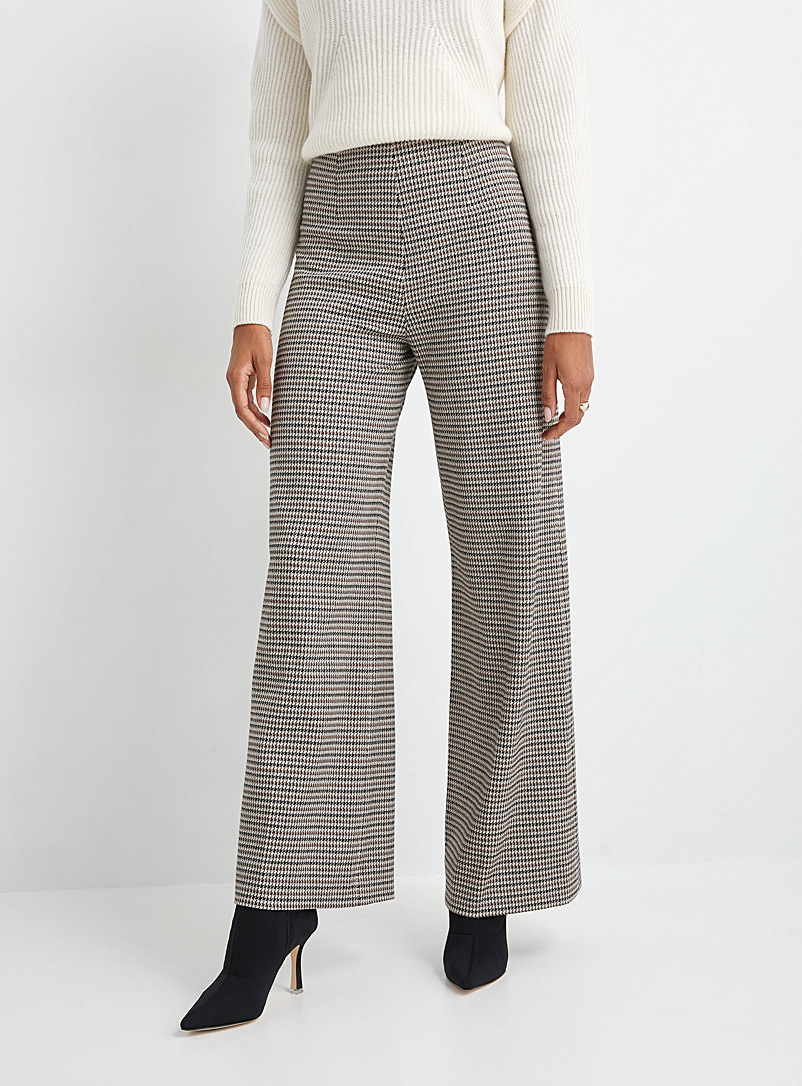 Drykorn Honey Before houndstooth knit pant for women