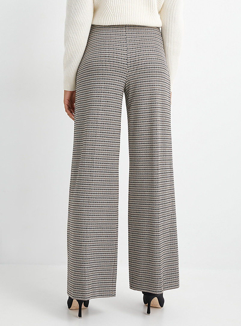 Drykorn Honey Before houndstooth knit pant for women