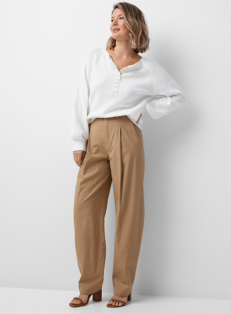Drykorn Fawn Accept pleated barrel pant for women