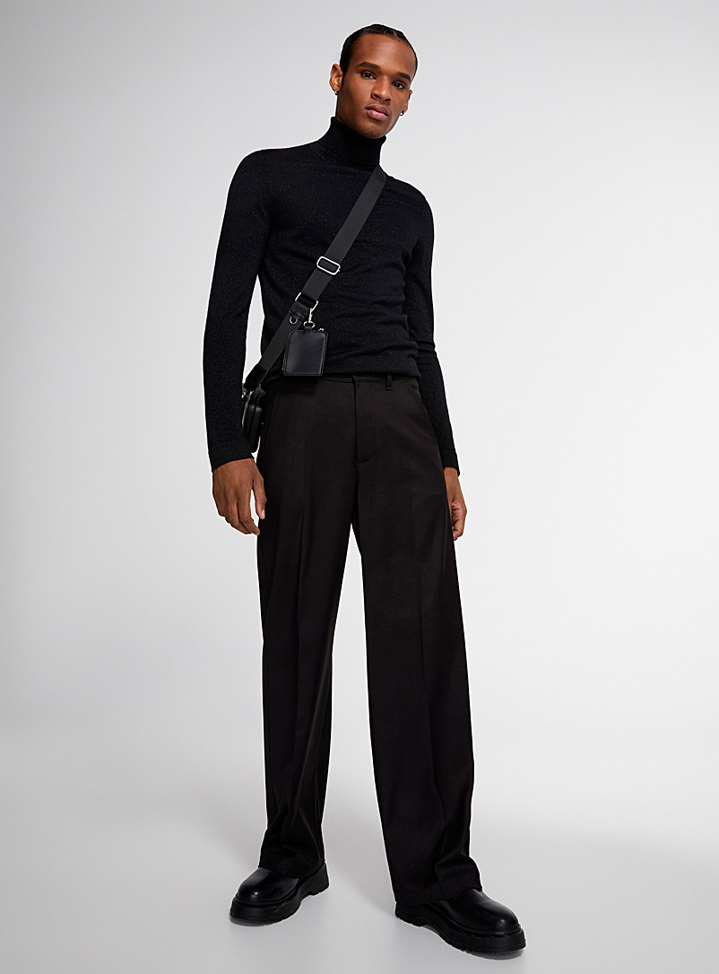 Drykorn: Le pantalon large twill souple Noir pour homme