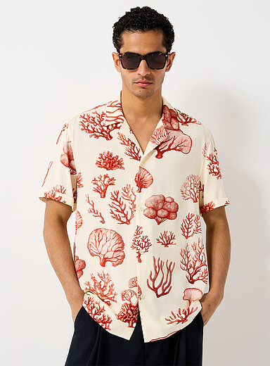 La chemise cabana coraux