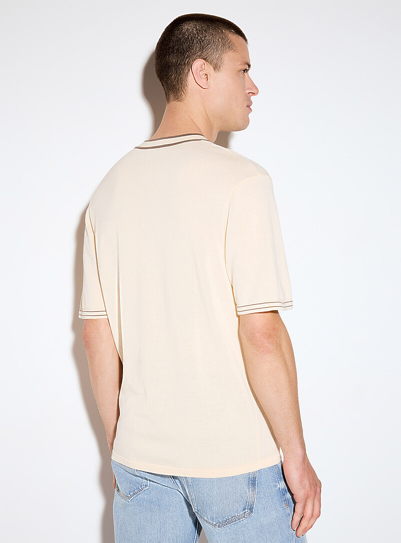Henley V-neck sweater product image 3