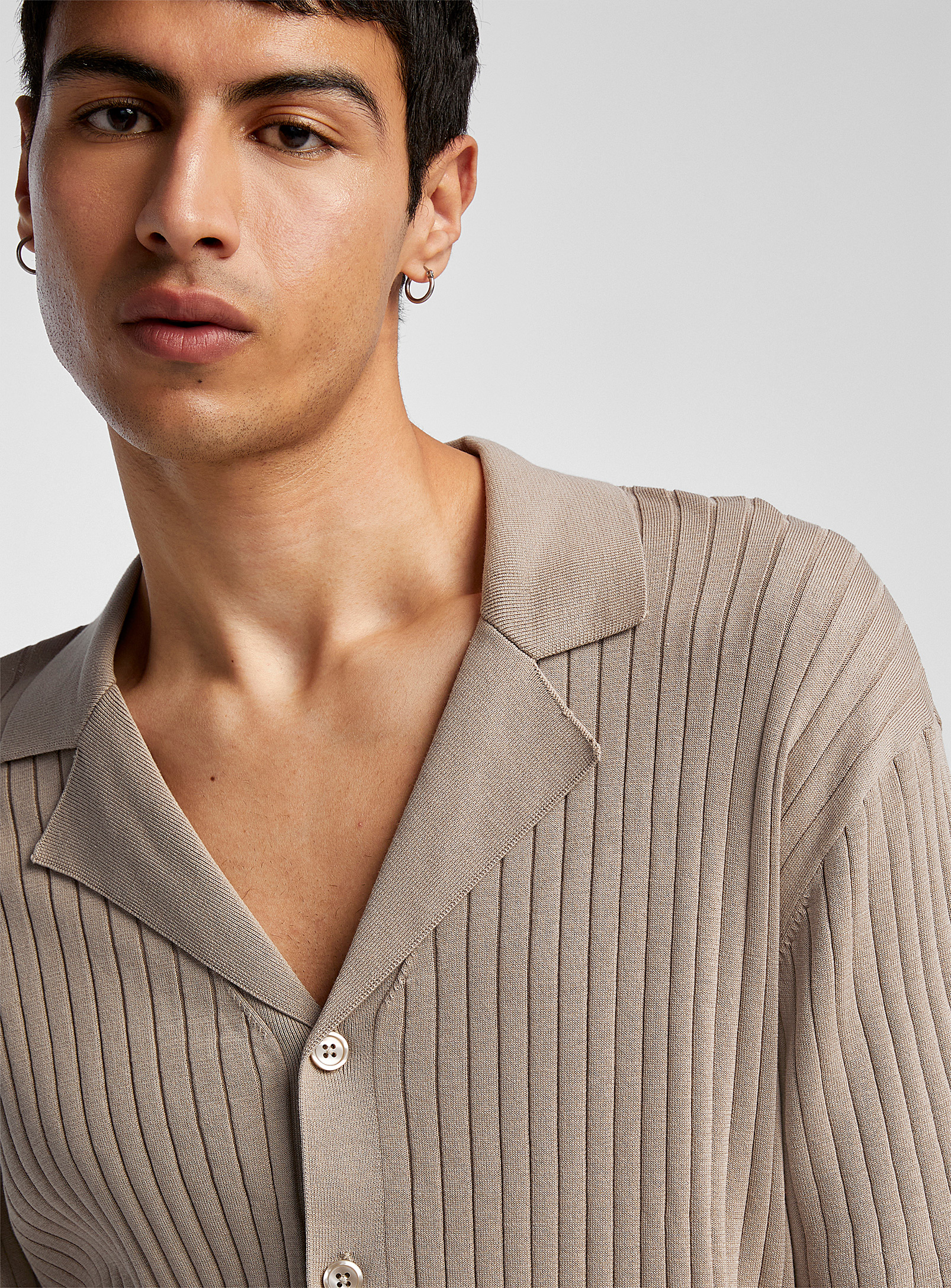 Drykorn - La chemise tricot côtes plates