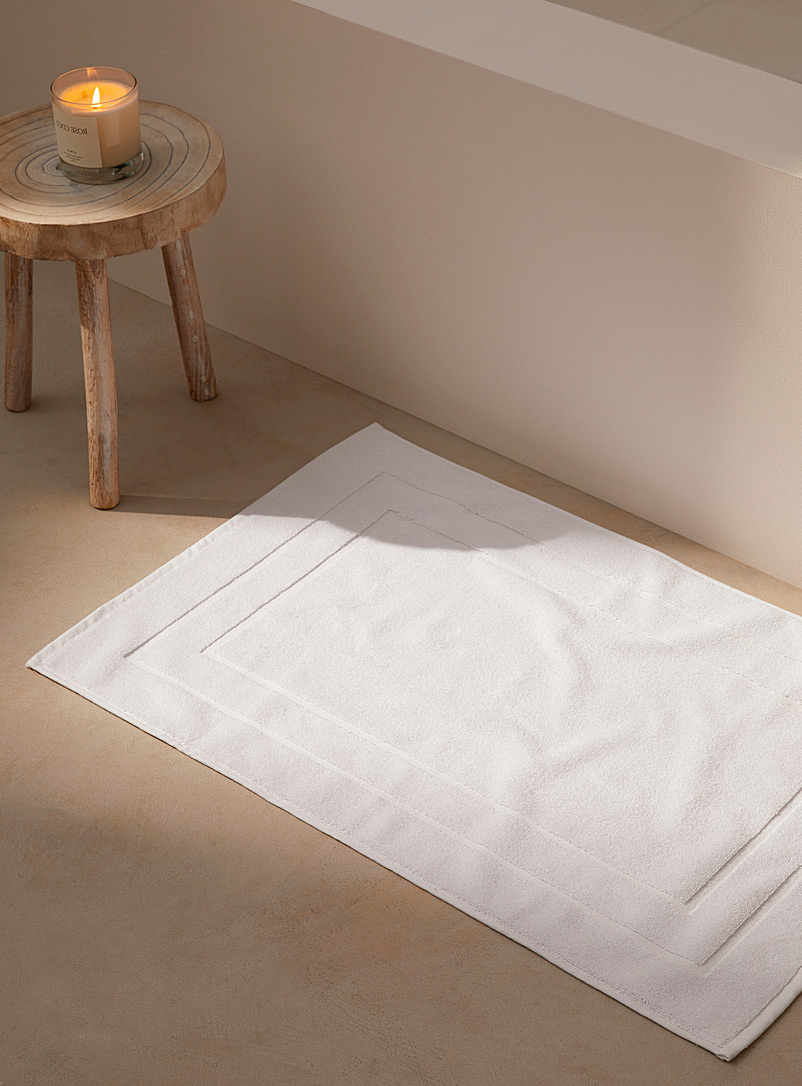 Simons Maison White Turkish cotton bath mat 50 x 80 cm