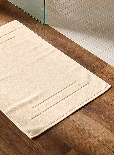 Simons Maison: La descente de bain coton turc biologique 50 x 80 cm Kaki