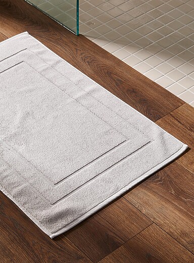 Simons Maison: La descente de bain coton turc biologique 50 x 80 cm Kaki