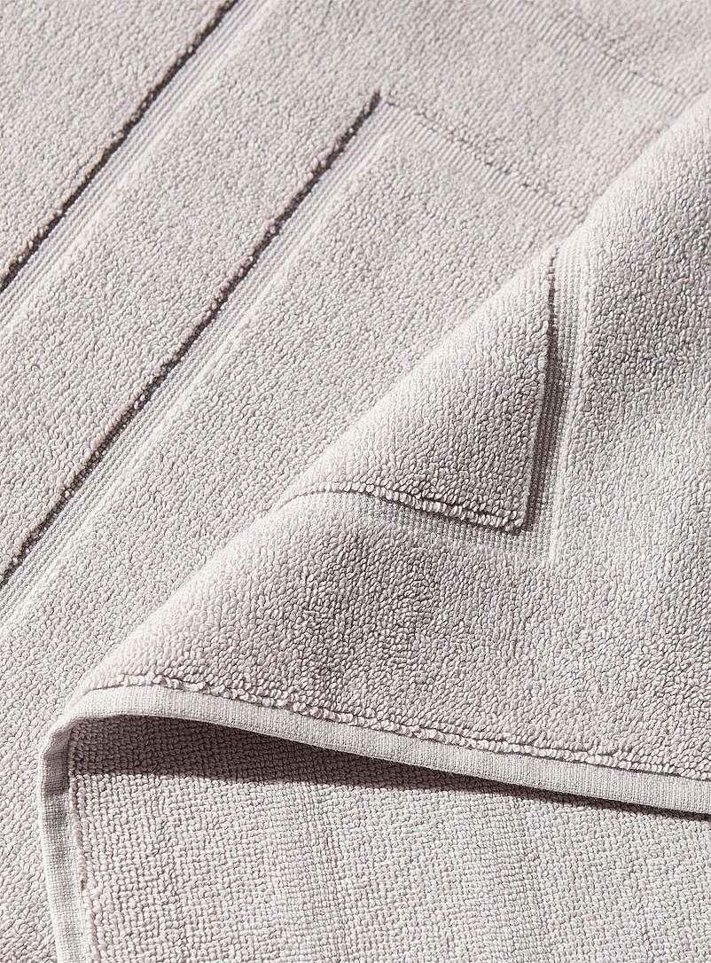 Simons Maison Khaki Organic Turkish cotton bath mat 50 x 80 cm