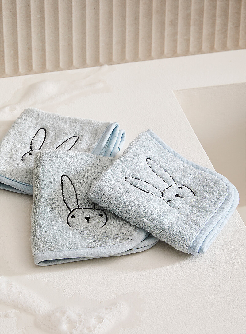 Adorable companion washcloths Kids - Set of 3 product image (primary)