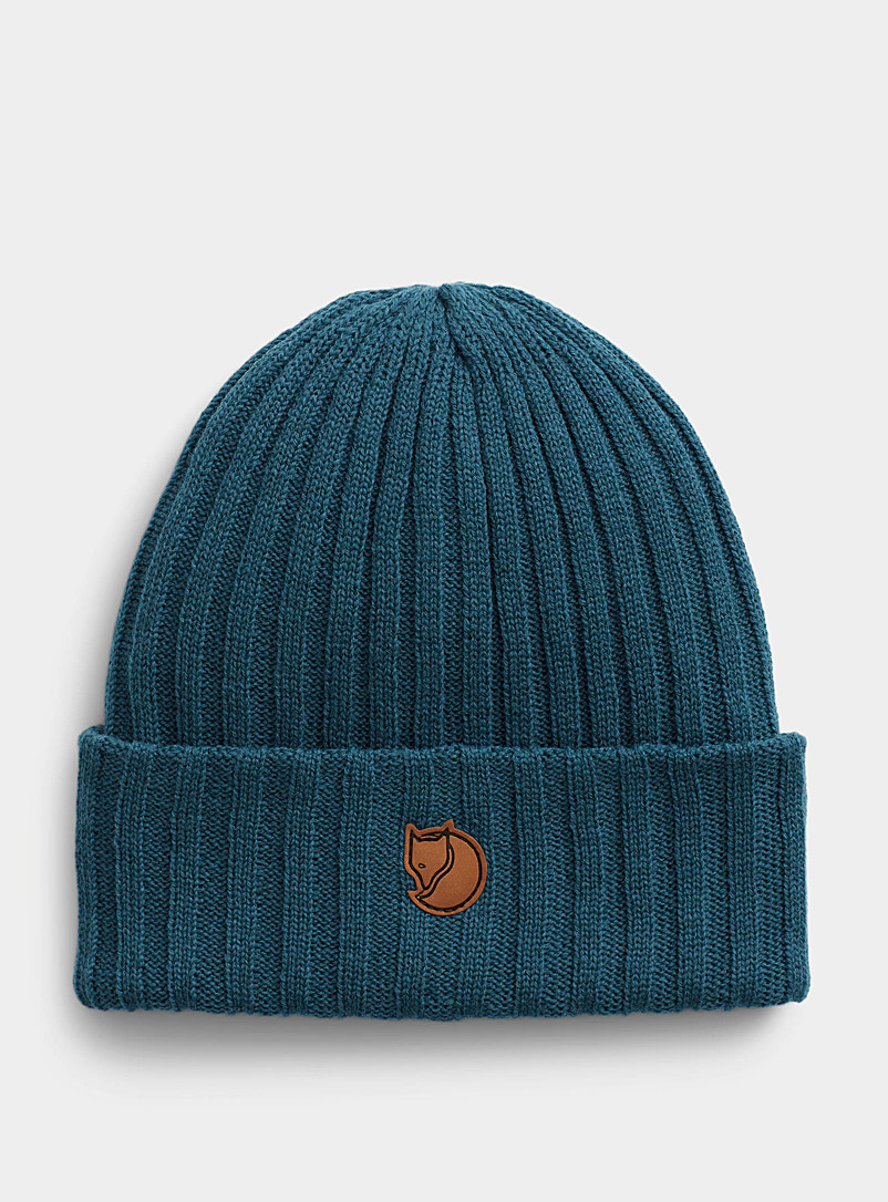 Fjällräven Turquoise Byron cuff tuque for men