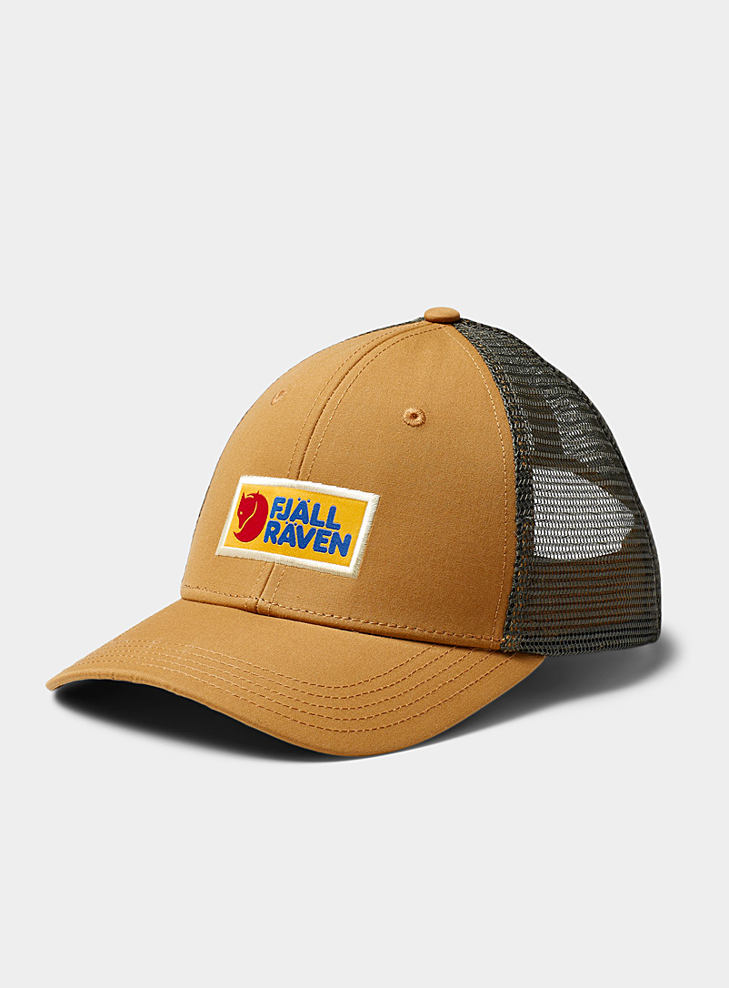 Fjällräven Honey Retro logo trucker cap for men