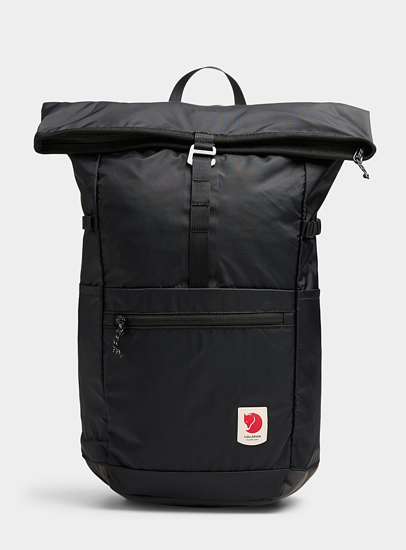 Fjällräven Black High Coast foldable backpack for men