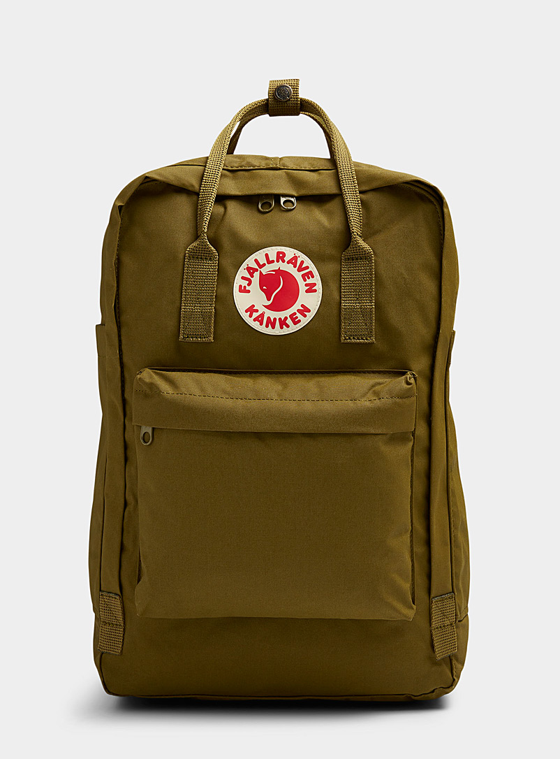 Fjällräven Green Kanken Laptop backpack for men