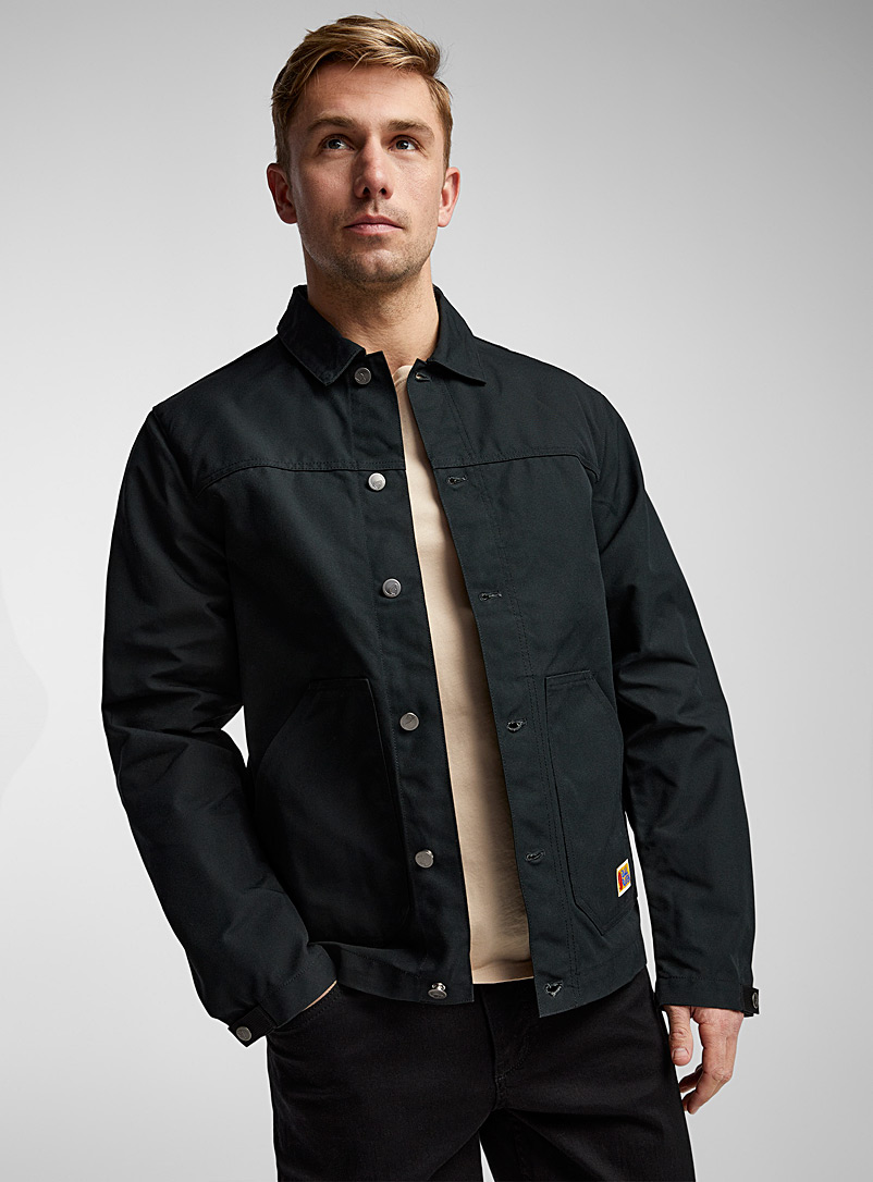 Fjällräven Black Vardag workwear jacket for men