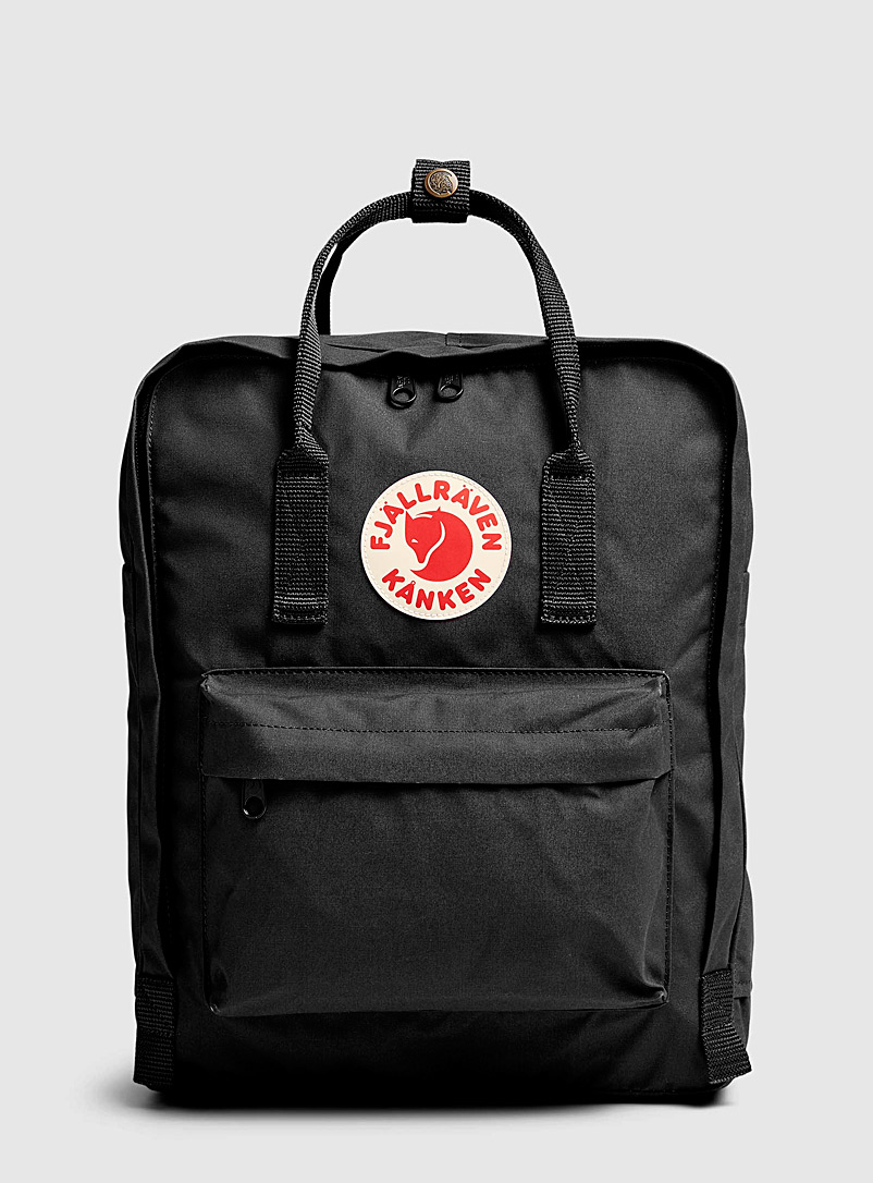 Fjällräven Black Kanken backpack for women