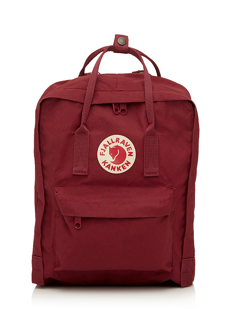 Fjällräven Cherry Red Kanken backpack for women