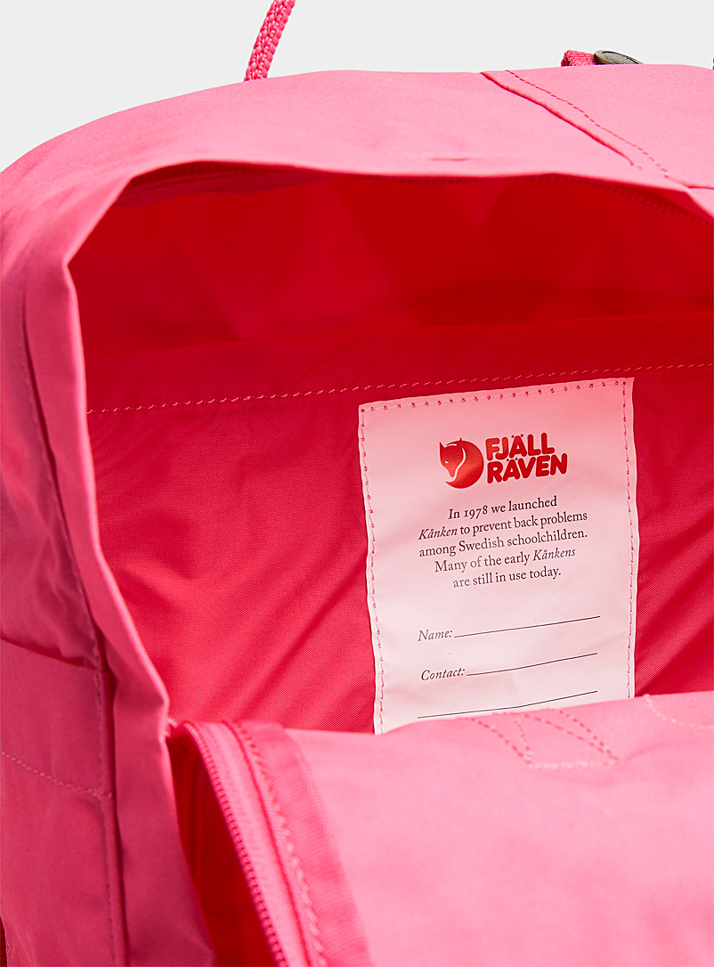 Fjällräven: Le sac à dos Kanken Rouge moyen-framboi-ceris pour femme