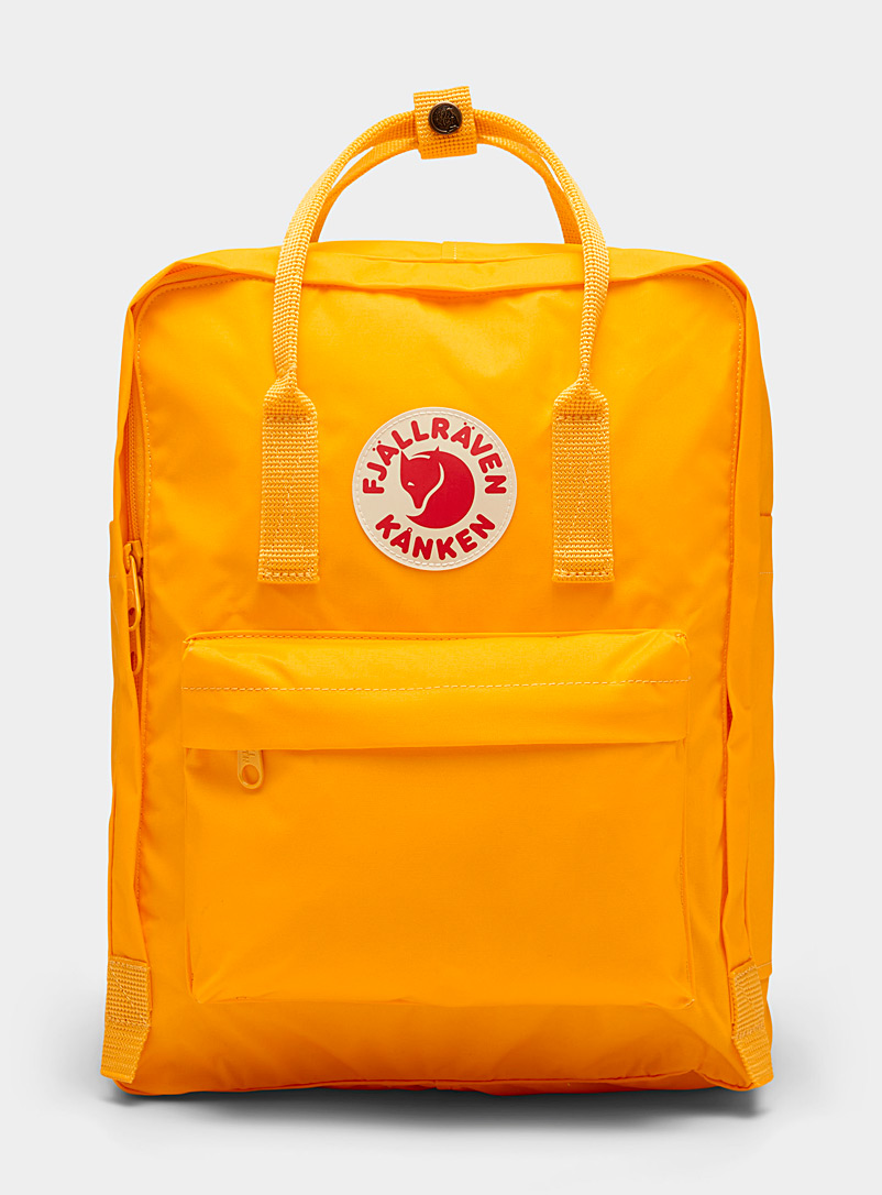Fjällräven Medium Yellow Kanken backpack for women