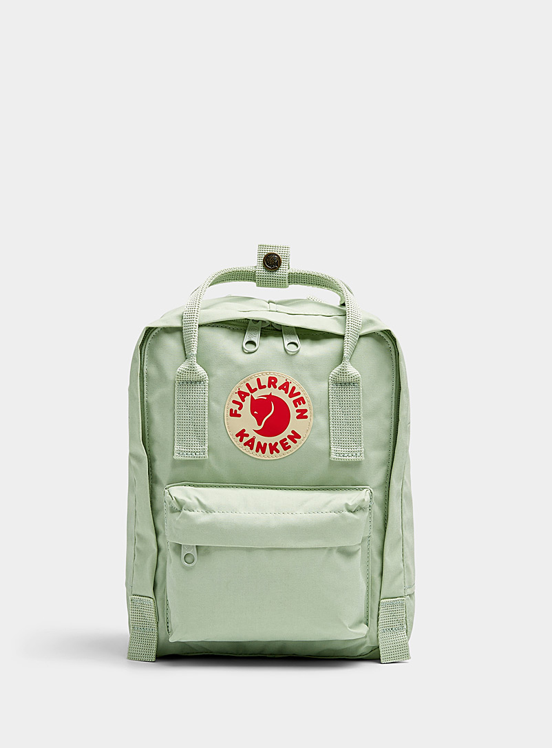 Fjällräven Lime Green Kanken mini backpack for women