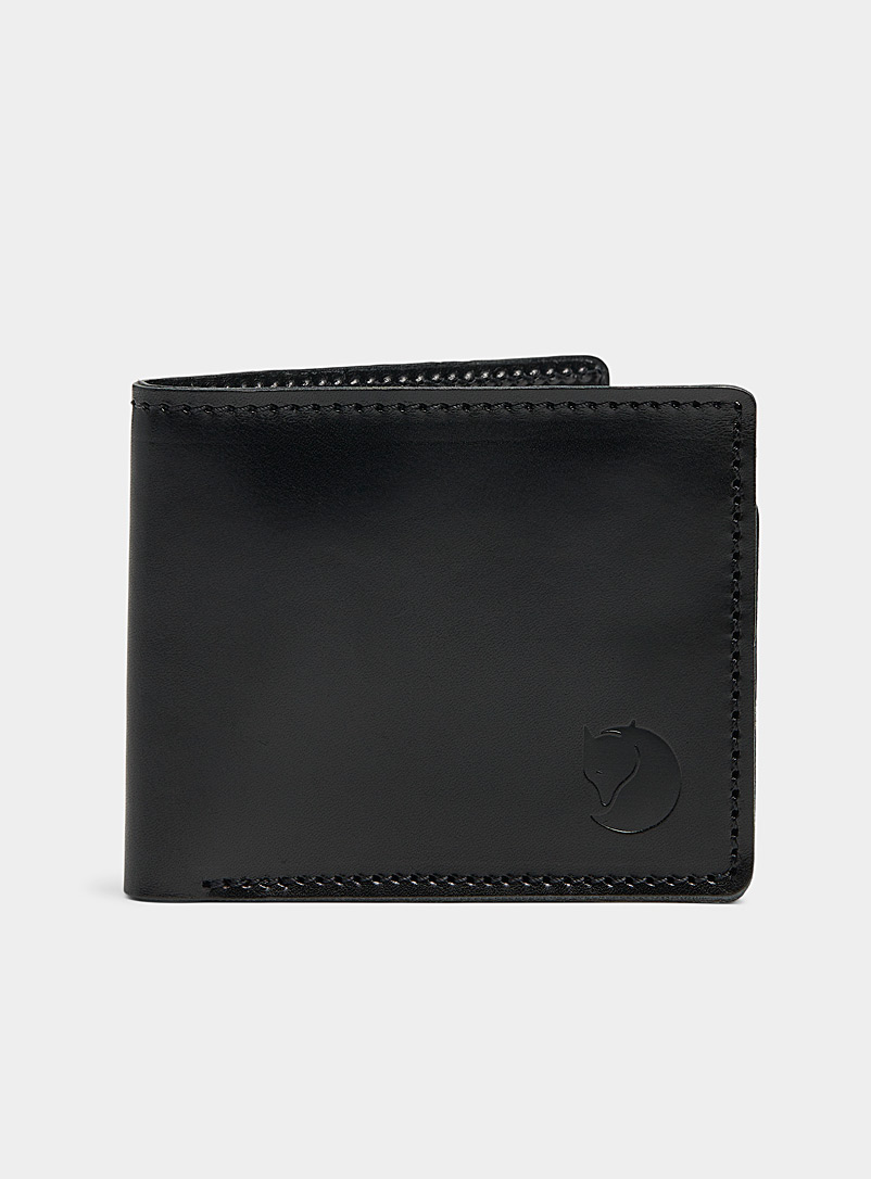 Fjällräven Black Ovik wallet for men