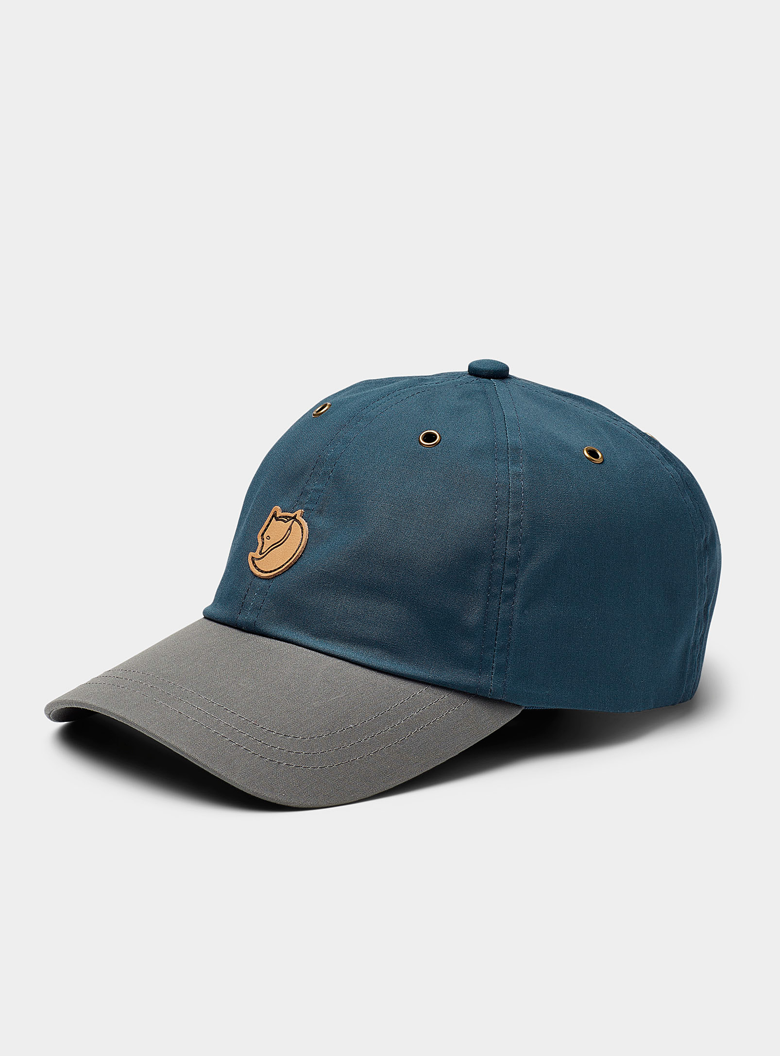 Fjall Raven Helags Badge Cap In Patterned Blue