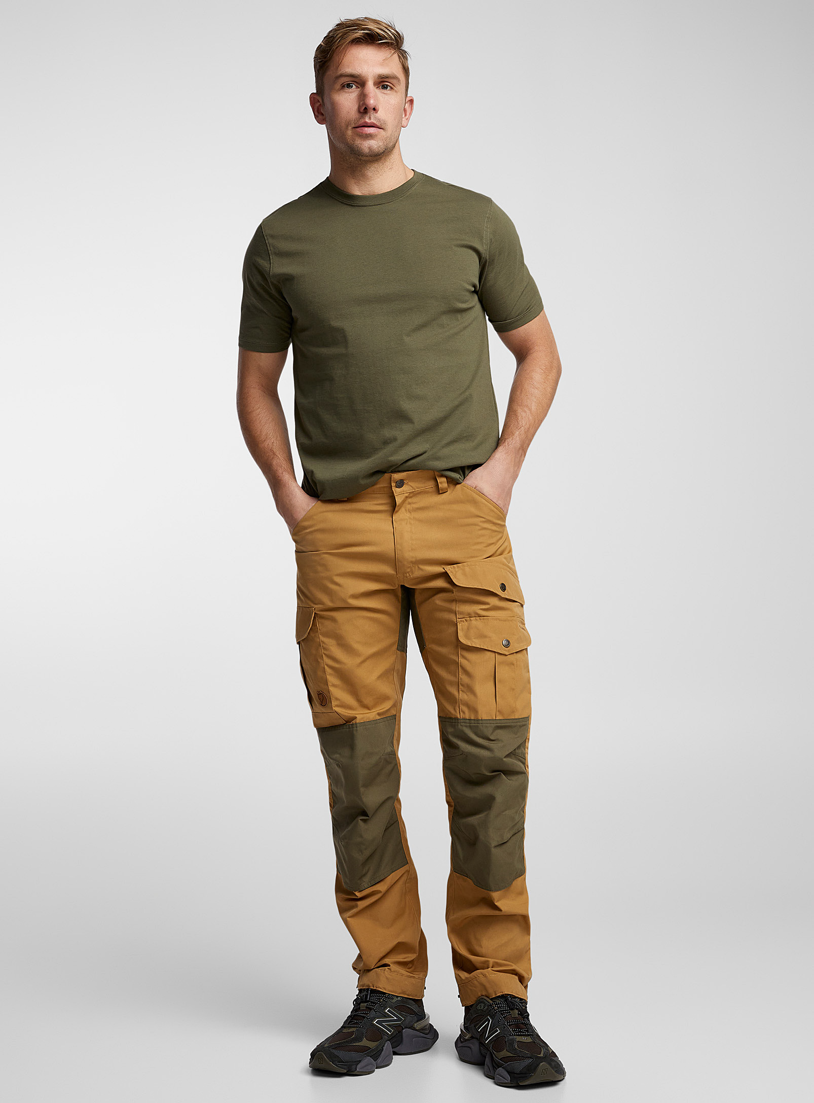 Fjall Raven Vidda Cargo Pant Straight Fit In Brown