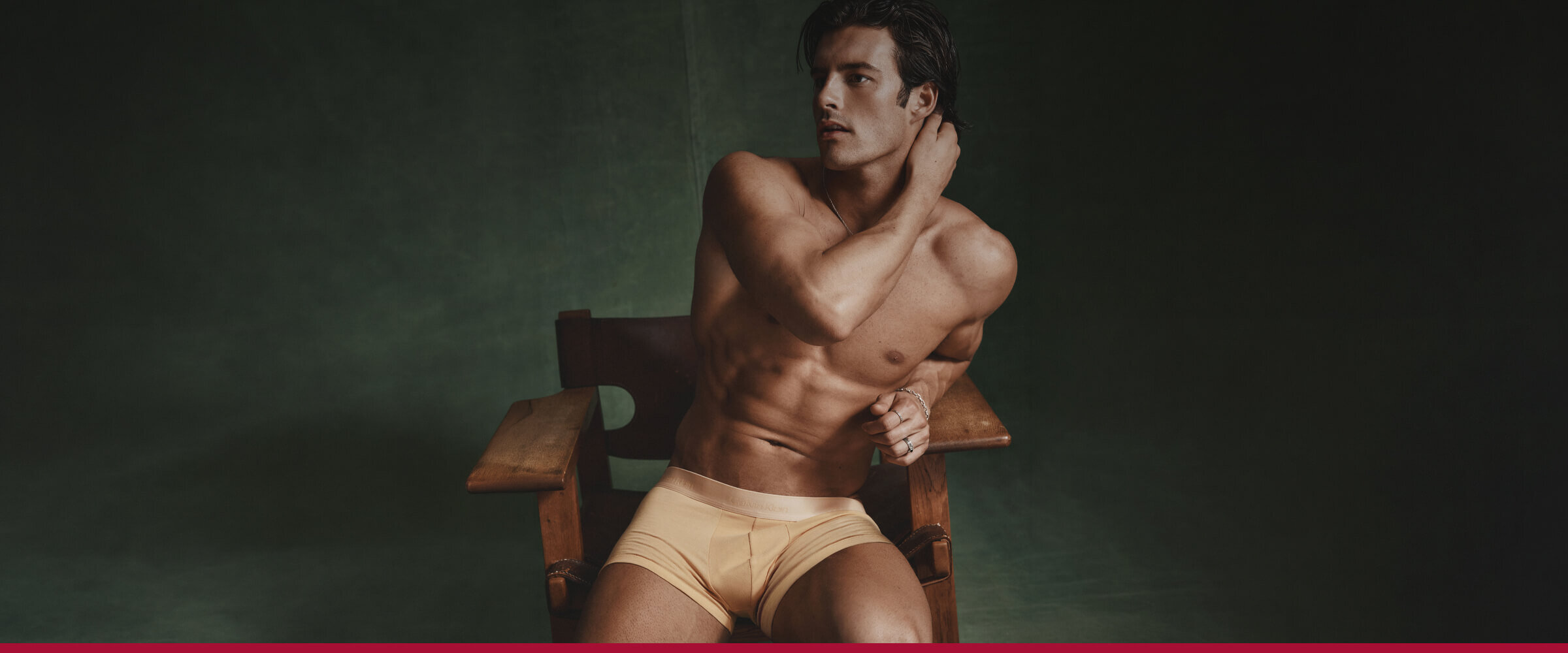 Man wearing underwear