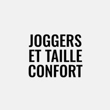 Joggers et taille confort