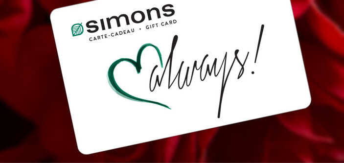 Simons Gift Card Gift Ideas for Women and for Men | Simons