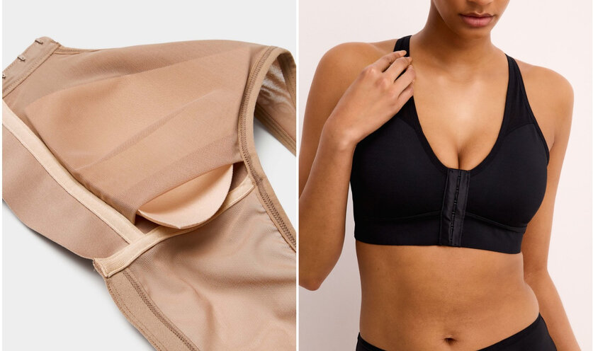 Post-surgery bras