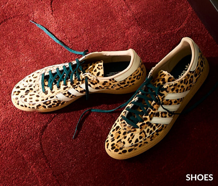 Leopard Samba sneakers by adidas Originals at Simons